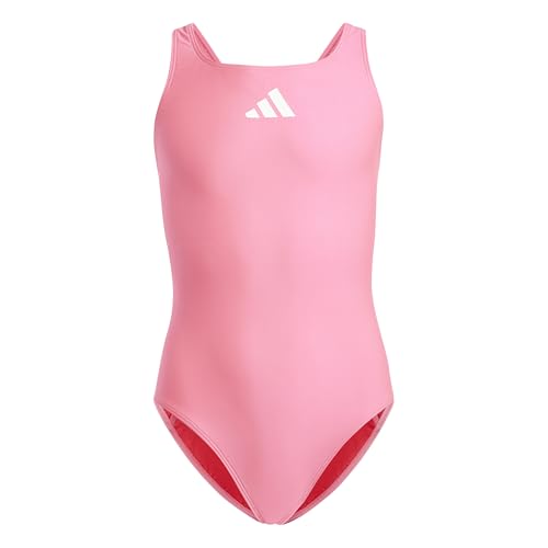 adidas Mädchen C-Back Swimsuit Kids, Lucid pink/White, 11-12 Years adidas Mädchen C-Back Swimsuit Kids, Lucid pink/White, 11-12 Years von adidas