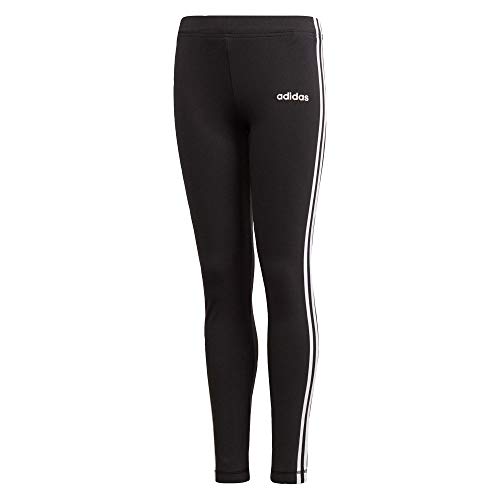 adidas Mädchen Essentials 3-Streifen Tights, Black/White, 158 von adidas