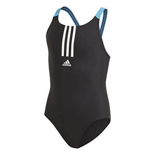 adidas Mädchen Fitness Badeanzug, Black/White, 128 von adidas