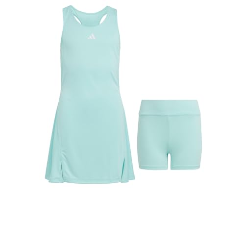 adidas Mädchen ' Girls Club Tennis Dress Kleid, semi Flash Aqua, von adidas