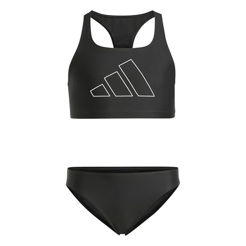 adidas Mädchen Performance Big Bars Bikini Girls, Black/White, 7-8 Years adidas Mädchen Performance Big Bars Bikini Girls, Black/White, 7-8 Years von adidas