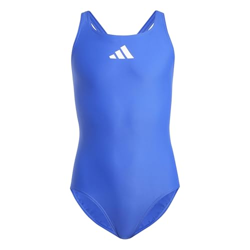 adidas Mädchen Solid Small Logo Swimsuit, Semi Lucid Blue/White, 9-10 Years adidas Mädchen Solid Small Logo Swimsuit, Semi Lucid Blue/White, 9-10 Years von adidas