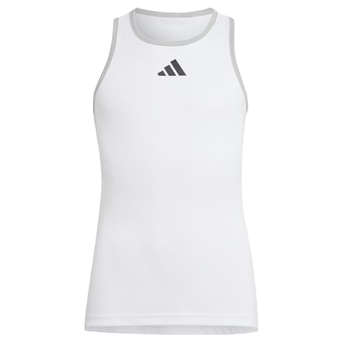 Adidas Mädchen Tank G Club Tank, White, HS0566, 140 von adidas