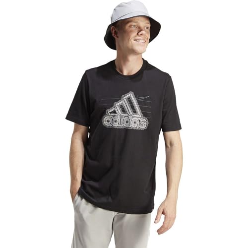 adidas Men's Growth Badge Graphic Tee T-Shirt, black, S von adidas