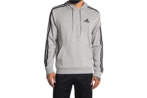 Adidas Men's M 3S FT HD Sweatshirt, medium Grey Heather/Black, XL von adidas