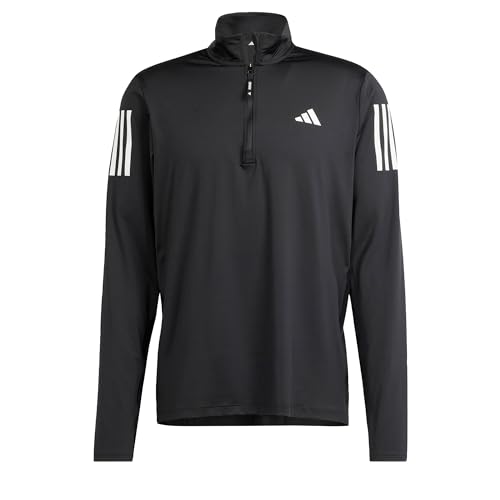 adidas Herren Own The Run Half-Zip Jacket Track Top, Black, XXL von adidas