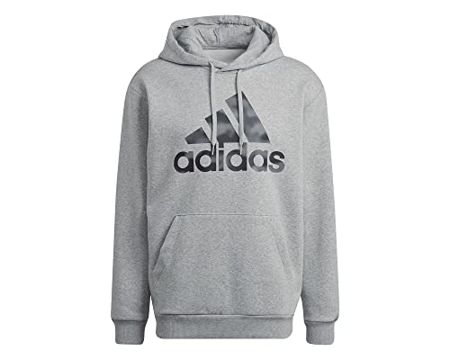 Adidas Mens Hooded Sweat M Camo Hd, Medium Grey Heather, HL6927, M von adidas
