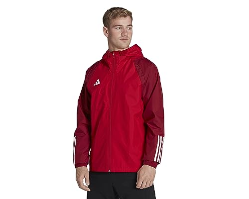 adidas Mens Jacket Tiro 23 Competition All-Weather Jacket, Team Power Red 2, HE5653, L von adidas