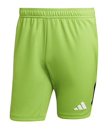 adidas Mens Shorts (1/4) Tiro 23 Pro Goalkeeper Shorts, Team Semi Sol Green2/Black, HT2415, M von adidas