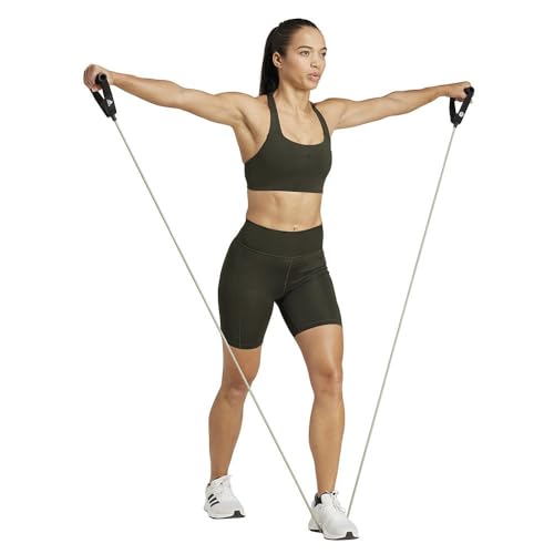 adidas Damen Optime 7-Inch Leggings, shadow olive, XL adidas Damen Optime 7-Inch Leggings, shadow olive, XL von adidas