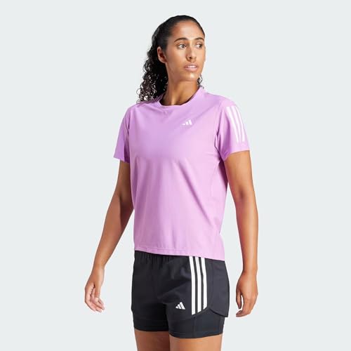 adidas Damen Own The Run Base Tee, preloved Purple, XS adidas Damen Own The Run Base Tee, preloved Purple, XS von adidas
