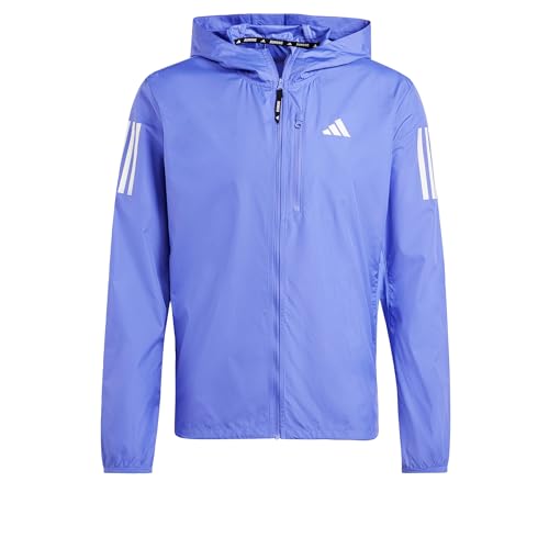 adidas Herren Own the Run Jacket, Semi Cobalt Blue, M adidas Herren Own the Run Jacket, Semi Cobalt Blue, M von adidas