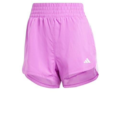 adidas Pacer Training Damen Shorts mit 3-Streifen, gewebt, hohe Taille, Größe XS 12,7 cm von adidas