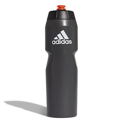 adidas Unisex Performance 750 ml Trinkflasche, Black/Black/Solar Red, One Size von adidas