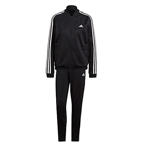 adidas Damen W 3s Trainingsanzug, Black/White, XS EU von adidas