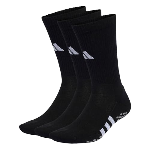 adidas Unisex Kinder Performance Cushioned Crew Grip Socks 3-Pairs Pack, Black/White, 7-8 Years adidas Unisex Kinder Performance Cushioned Crew Grip Socks 3-Pairs Pack, Black/White, 7-8 Years von adidas
