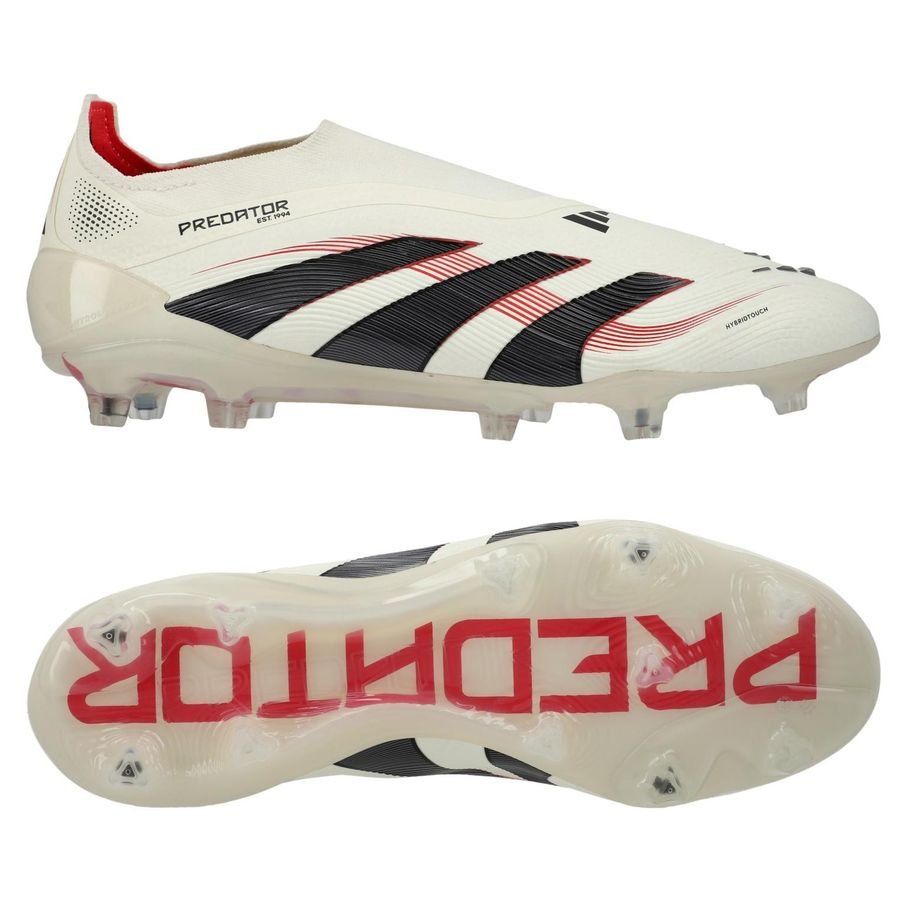 adidas Predator Elite Laceless FG Champagne - Weiß/Schwarz/Pure Ruby adidas Predator Elite Laceless FG Champagne - Weiß/Schwarz/Pure Ruby von adidas