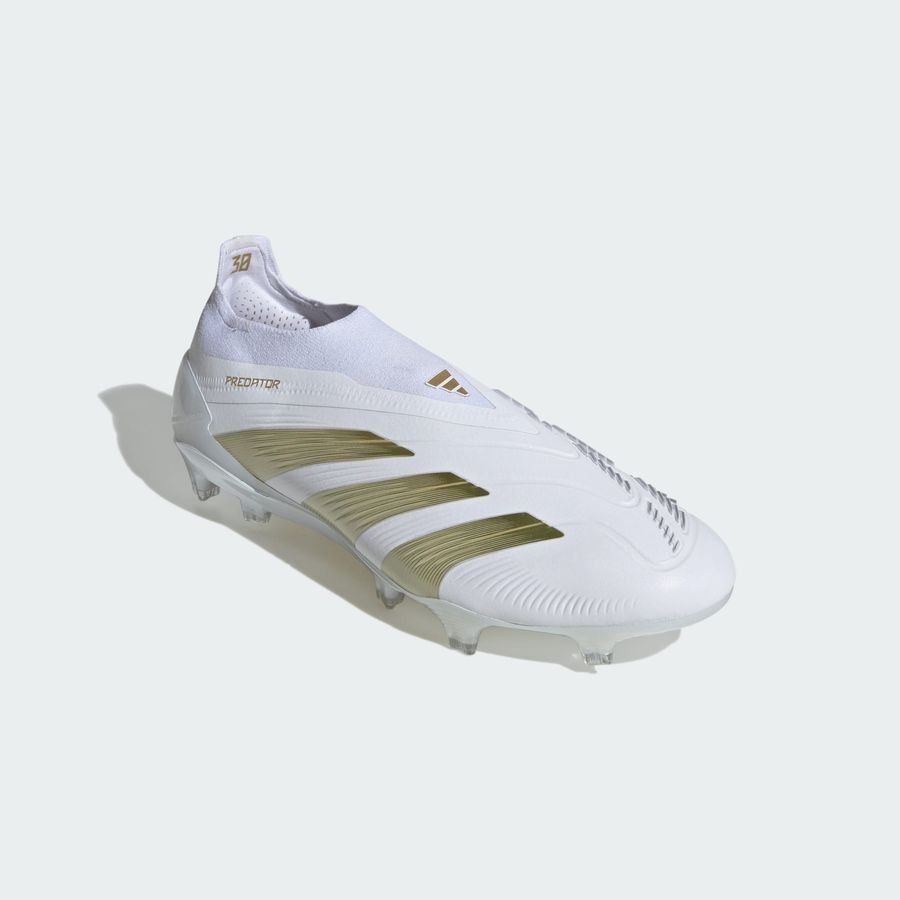 adidas Predator Elite Laceless FG Day Spark - Weiß/Gold/Weiß von adidas