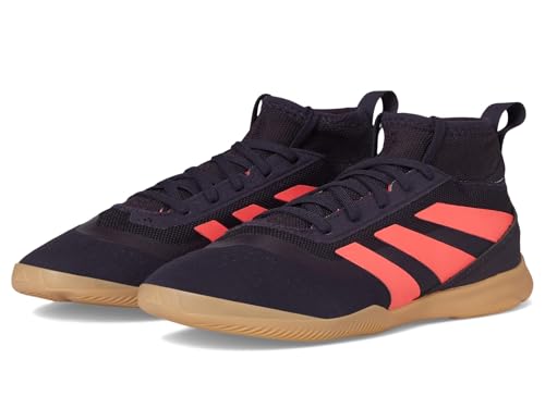 adidas Predator League Indoor J (Little Big Kid) Sneaker, Aurora Black/Turbo/Gum, 13.5 US Unisex von adidas