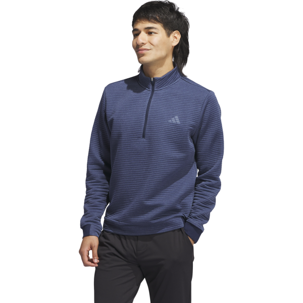 adidas Pullover Ultimate365 DWR Textured Quarter Zip navy von adidas