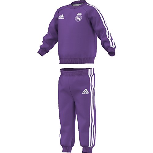 adidas REAL 3S BBYJOGG - Ensemble- Linea Real Madrid CF - Unisex Kinder, Dunkelviolett, 80 von adidas