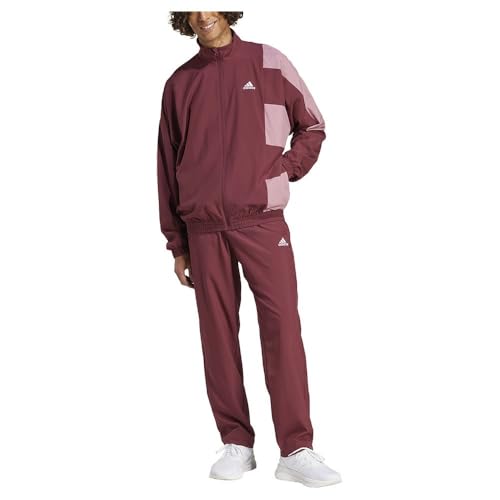 adidas Herren Sportswear Colorblock Track Suit, shadow red/preloved crimson, M adidas Herren Sportswear Colorblock Track Suit, shadow red/preloved crimson, M von adidas