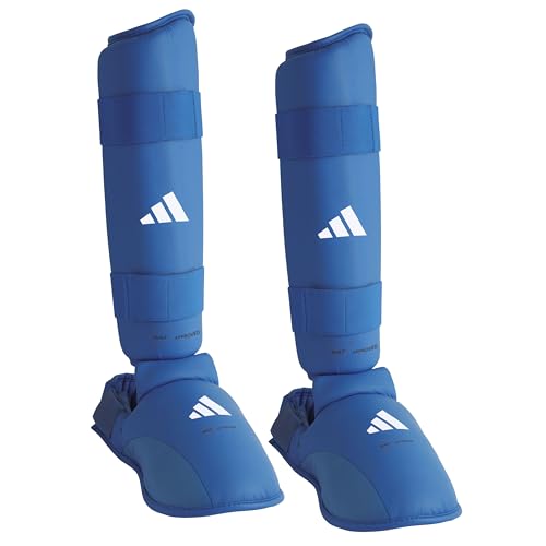 adidas Schienbein- und Fußschoner, abnehmbar, Blau L von adidas