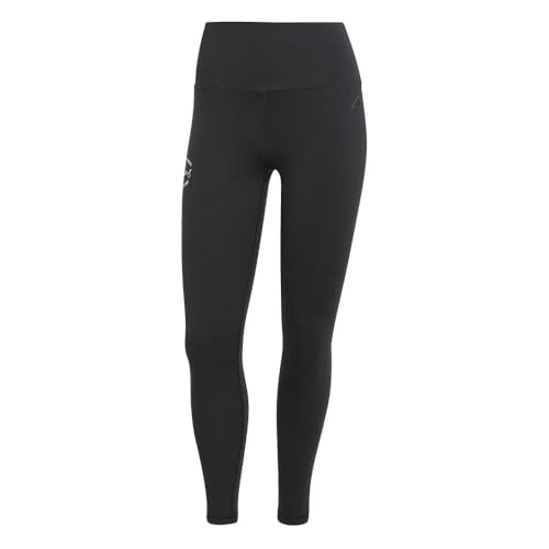 adidas Damen SIGNATURE GRAPHIC PRINT HIGH-WAISTED 7/8 LEGGINGS, black, S adidas Damen SIGNATURE GRAPHIC PRINT HIGH-WAISTED 7/8 LEGGINGS, black, S von adidas