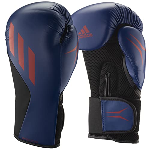 adidas Speed TILT 150 – mit Neuer Neigungstechnologie – für Männer, Frauen, Unisex – für Boxen, Boxsack, Kickboxen, MMA und Training – Blau/Rot - 10 oz von adidas