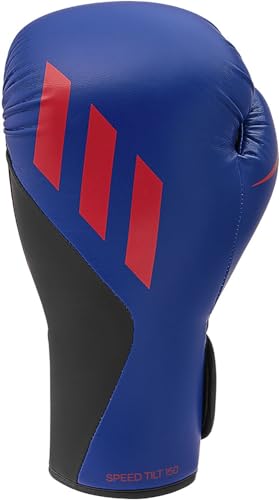 adidas Speed TILT 150 – mit Neuer Neigungstechnologie – für Männer, Frauen, Unisex – für Boxen, Boxsack, Kickboxen, MMA und Training – Blau/Rot - 16 oz adidas Speed TILT 150 – mit Neuer Neigungstechnologie – für Männer, Frauen, Unisex – für Boxen, Boxsack, Kickboxen, MMA und Training – Blau/Rot - 16 oz von adidas