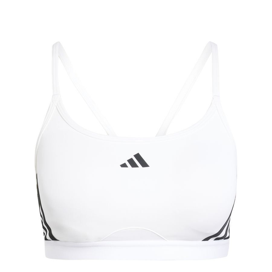 adidas Sport BH AeroReact 3-Stripes - Weiß/Schwarz Damen adidas Sport BH AeroReact 3-Stripes - Weiß/Schwarz Damen von adidas