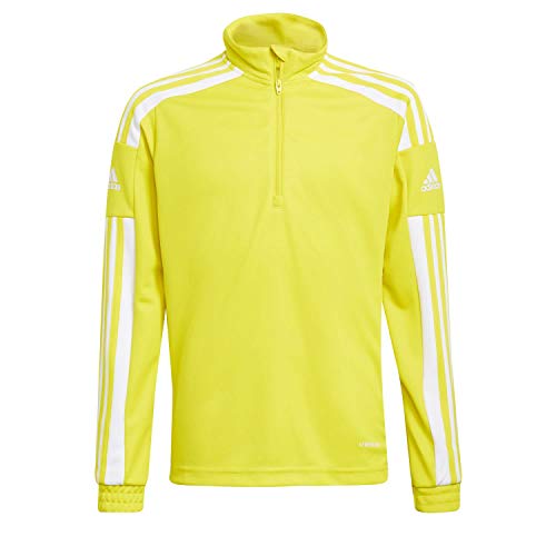 adidas Unisex Kinder Squadra 21 Training Top, Team Yellow/White, 9-10 Years adidas Unisex Kinder Squadra 21 Training Top, Team Yellow/White, 9-10 Years von adidas