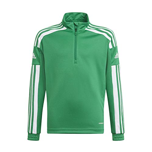 adidas Unisex Kinder Sq21 Tr Top Y Sweatshirt, Team Green/White, 11-12 Jahre EU von adidas