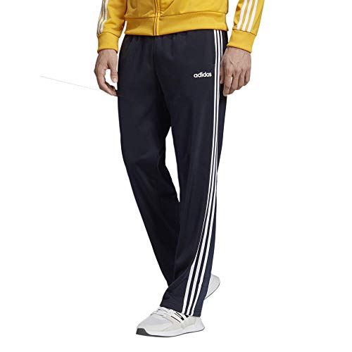 adidas Standard Essentials Herren Trikothose mit 3 Streifen, offener Saum, Legend Ink/Weiß, Größe 4X-Large/Tall von adidas