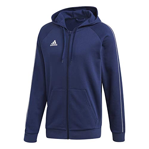 adidas Herren Core 19 Kapuzenjacke, Dark Blue/White, S adidas Herren Core 19 Kapuzenjacke, Dark Blue/White, S von adidas