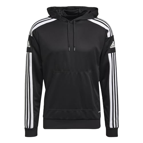 adidas Herren Squadra 21 Hoodie, Black / White, S adidas Herren Squadra 21 Hoodie, Black / White, S von adidas