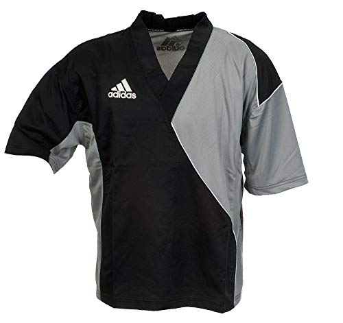 adidas T-Shirt Kickboxen, Schwarz/Grau, 160, adiTU010 adidas T-Shirt Kickboxen, Schwarz/Grau, 160, adiTU010 von adidas