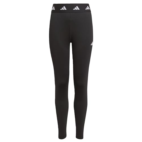 adidas Mädchen Tf Leggings, Schwarz / Weiß, 128 EU von adidas