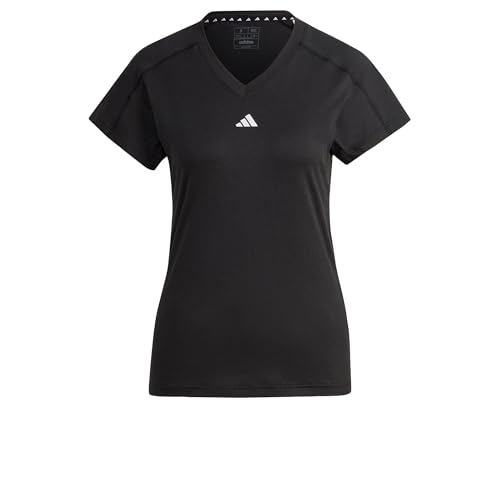 adidas Damen AEROREADY Train Essentials Minimal Branding V-Neck Tee, Black, XS adidas Damen AEROREADY Train Essentials Minimal Branding V-Neck Tee, Black, XS von adidas