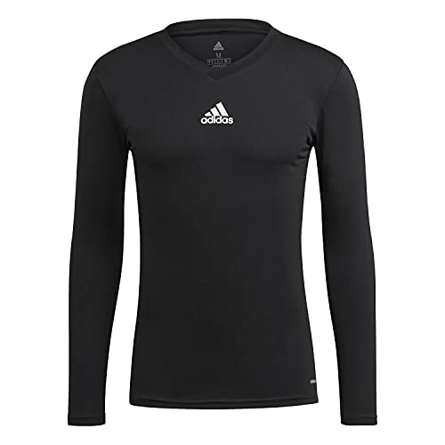 adidas Herren Team Base Tee Langarm T Shirt, Schwarz, S EU von adidas