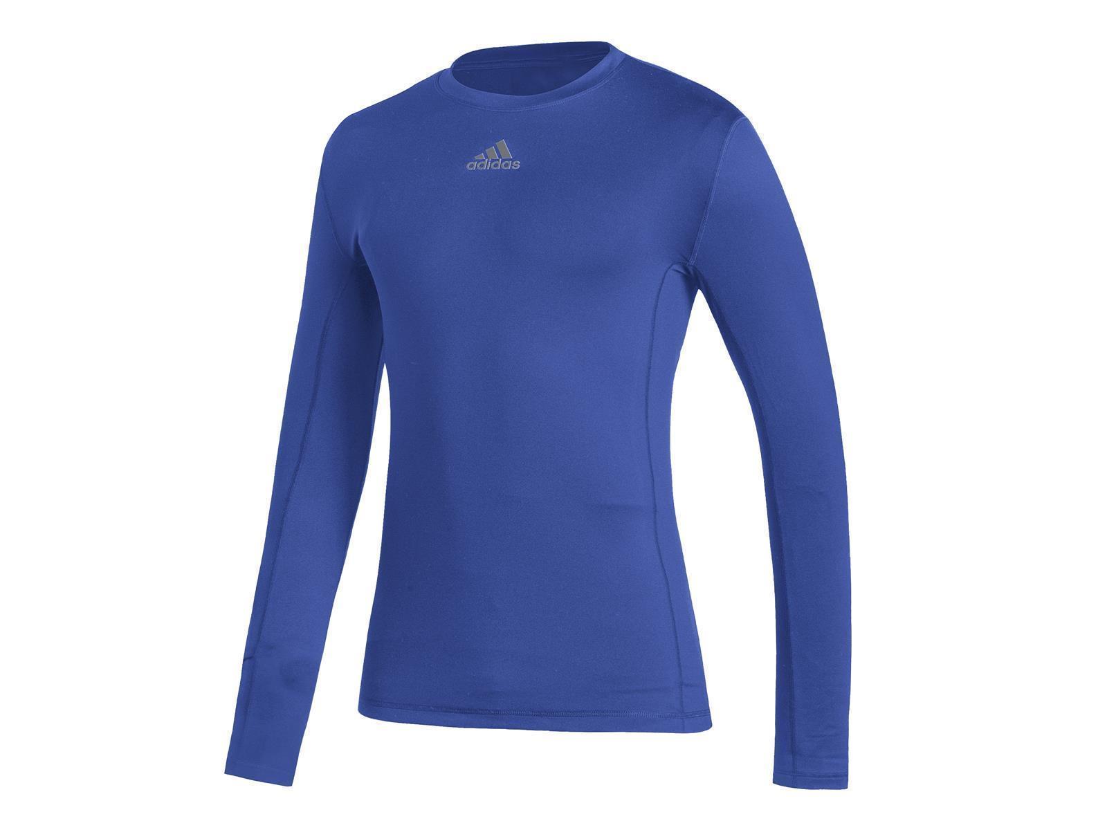 adidas Techfit Langarm Shirt Herren royalblau S adidas Techfit Langarm Shirt Herren royalblau S von adidas