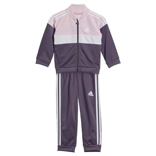 adidas Tiberio Colorblock Shiny Tracksuit für Kinder, 3-Stripes – Trainingsanzug für Babys, Unisex von adidas