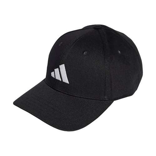 adidas Unisex Baseball Cap Cotton New Logo, Black/White, XS adidas Unisex Baseball Cap Cotton New Logo, Black/White, XS von adidas