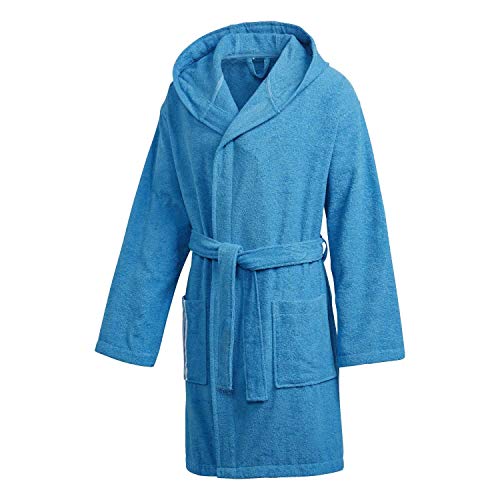 adidas Unisex-Adult Bathrobe Badematel, Shock Cyan, L adidas Unisex-Adult Bathrobe Badematel, Shock Cyan, L von adidas
