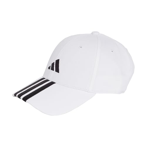 adidas Unisex Bball 3S Cap New Logo, White/Black, XS adidas Unisex Bball 3S Cap New Logo, White/Black, XS von adidas