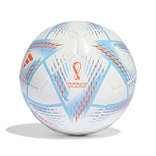 adidas Unisex Al Rihla Club Fußball, White/Pantone/Solar Red, 38 von adidas