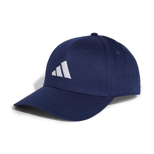 adidas Unisex Baseball Cap Cotton New Logo, Dark Blue/White, M von adidas