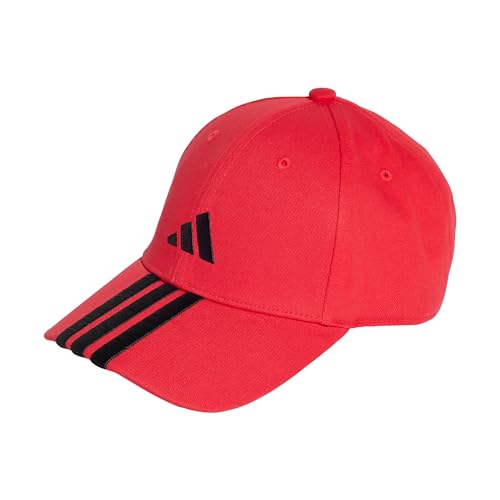 adidas Unisex Bball 3S Cap New Logo, Pure Ruby/Black, XXS von adidas