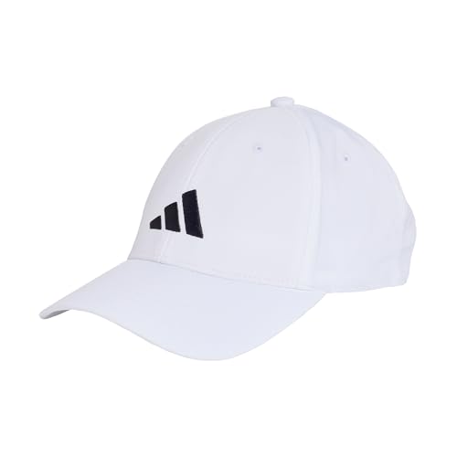 adidas Unisex Bball Cap LT EMB New Logo, White/Black, L von adidas