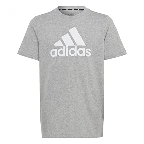 adidas Unisex Bl T Shirt, Mgreyh/White, 15 16 Jahre EU von adidas